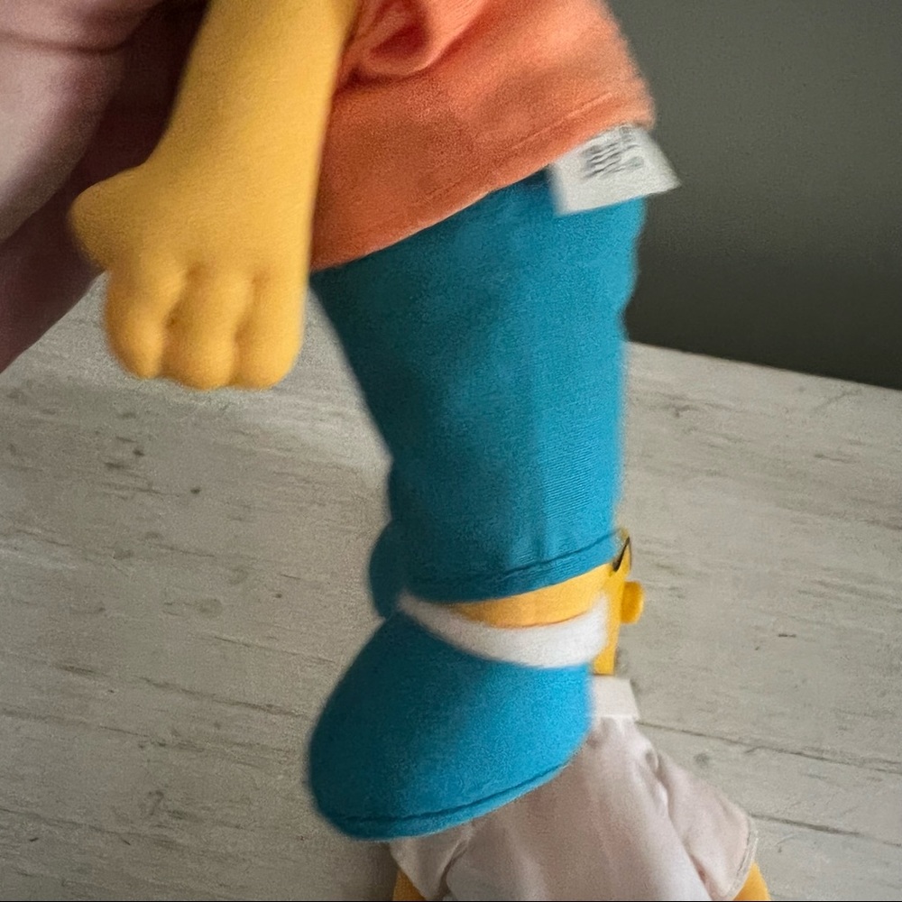 Simpsons Vintage 1990s Soft Body Dolls Homer Bart - Picture 15 of 16